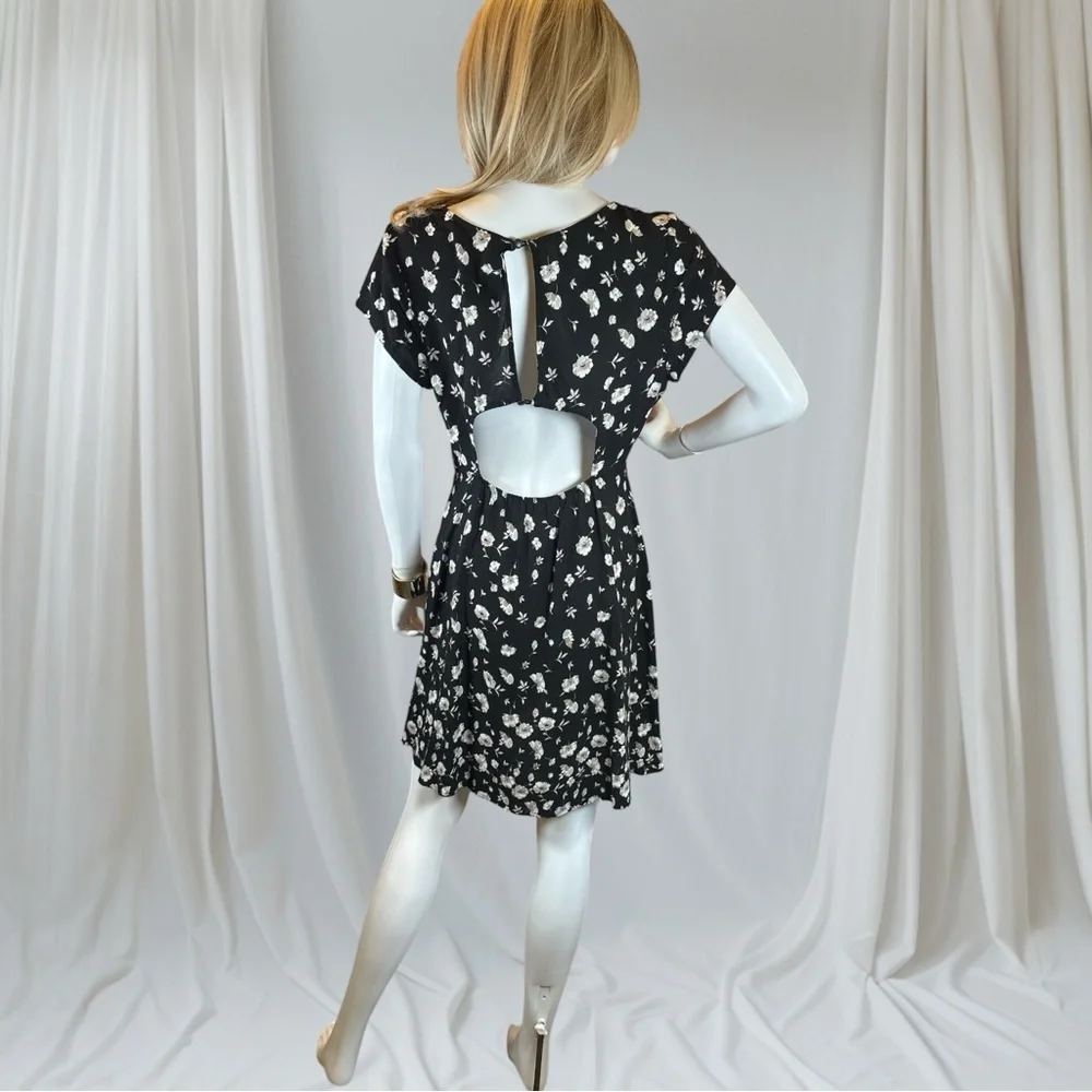 Free People Black and White Midi Dress - Picture 5 of 11